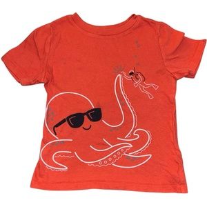 4T Girls Old Navy Short Sleeve Octopus Top